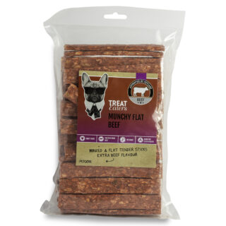 Treateaters Munchy Flat Beef, ca 100 pcs, ca 700g