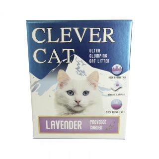 Clever Cat Kattsand Lavendel 10L