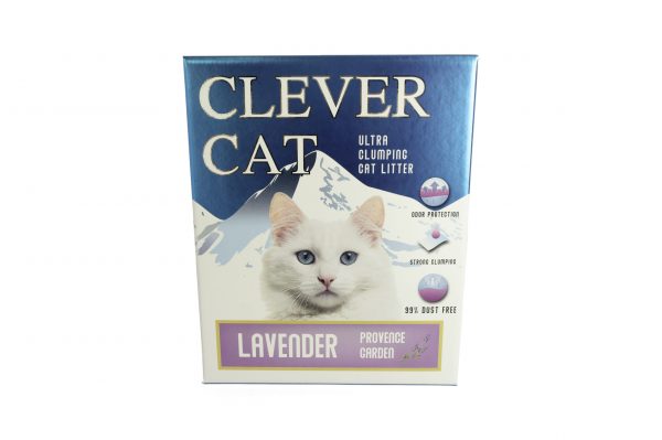 Clever Cat Kattsand Lavendel 10L
